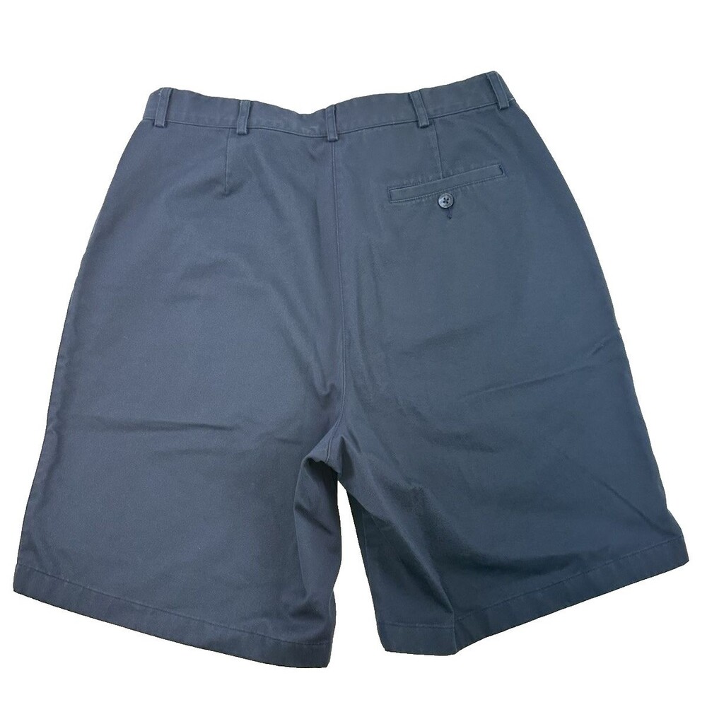LL Bean Original Fit Chino Bermuda Shorts 9" Navy Cotton 274910 Women Regular 16 - Picture 13 of 16